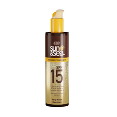 Eva Sun & Sea Shimmer Tanning Oil 15 SPF - 200ml