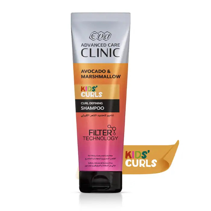 Eva Advanced Care Clinic Kids’ Curls Curl Defining Shampoo For Wavy, Curly, And Coily Hair 230 Ml.