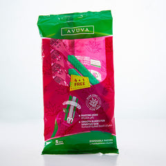 Shop Avuva Feminine Disposable Razors 5 pieces on ZYNAH