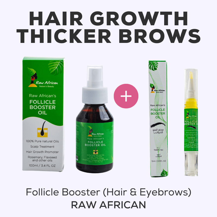 Follicle Booster for Hair & Eyebrows Duo by Raw African on ZYNAH