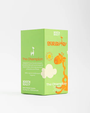 Giraffe the champion deodorant...