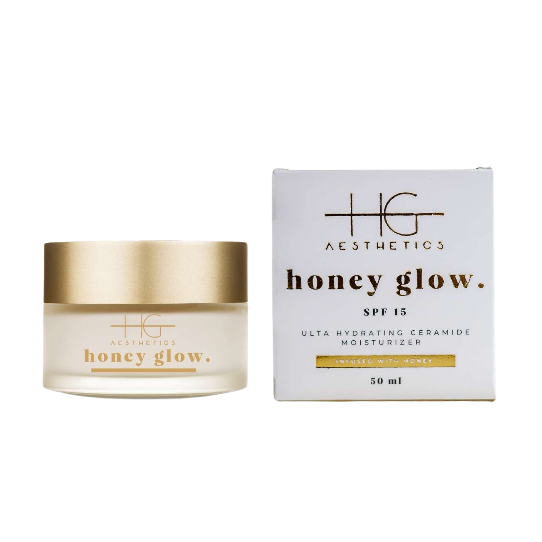 HoneyGlow Ultra-Hydrating Ceramide Moisturizer SPF15 - ZYNAH