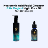 Nut's Hyaluronic Acid Face Cleanser & Night Facial Oil