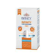 Infinity Care Sunscreen Cream Mist SPF50+ (1+1 Free) - ZYNAH