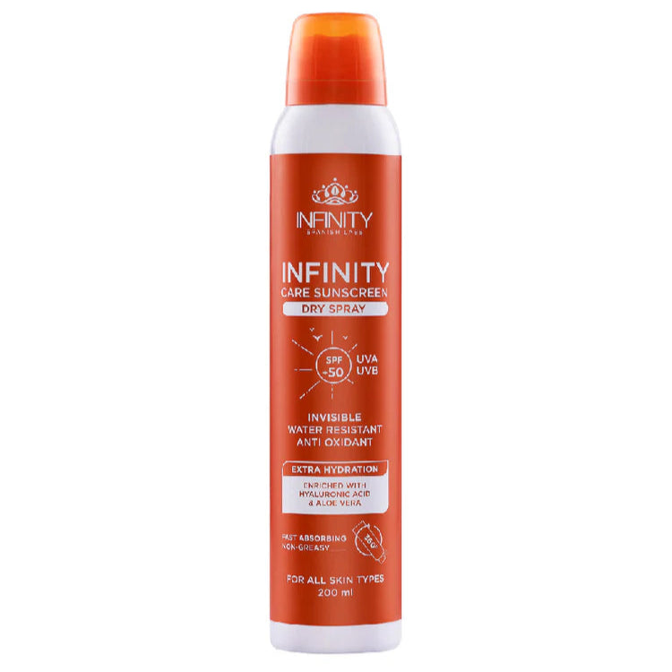 Shop Infinity Care sunscreen Dry Spray SPF50+ on ZYNAH