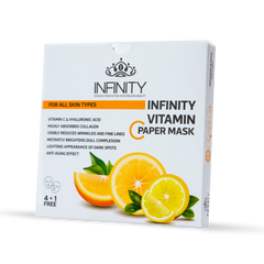 Infinity Vitamin C Face Sheet Mask Pack (4+1 Free) - ZYNAH