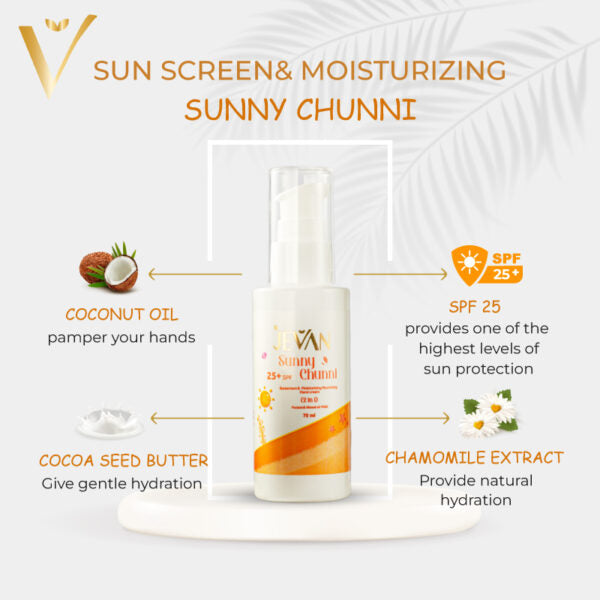 Jevan Sunny Chunni Hydrating Hand Cream SPF25+ - zynah