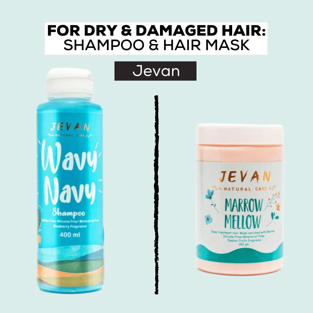 Jevan's Dry & Damaged Hair Treatment (Shampoo & Hair Mask)