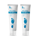 Kolagra Foot Cream for Dry & Cracked Heels (10% UREA) (1+1 FREE)