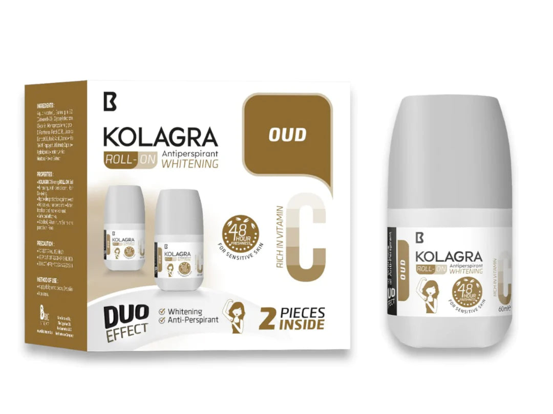 Shop Kolagra Oud Roll-On Whitening Deodorant (1+1) on ZYNAH