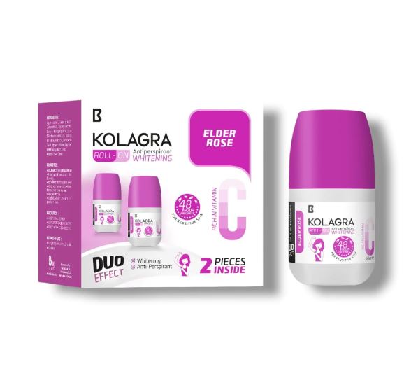 Kolagra Roll-On Whitening Deodorant Elder Rose (1+1) On ZYNAH