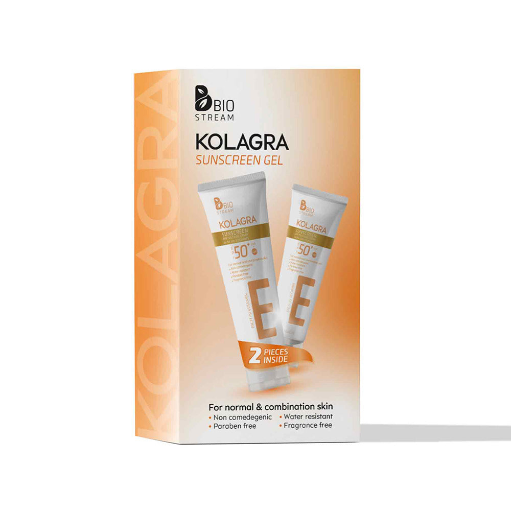 Kolagra Sunscreen Gel Cream SPF 50 (1+1 Free)