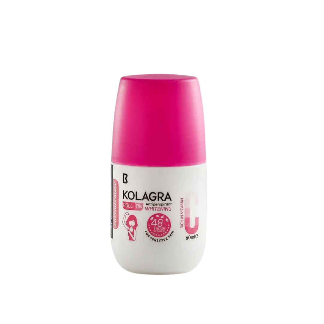 Shop Kolagra 2*1 Whitening Roll on Deodorant in Cotton Candy on ZYNAH
