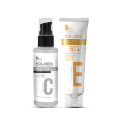 Kolgara Sunscreen Gel + Vitamin C Serum (1+1 Free)