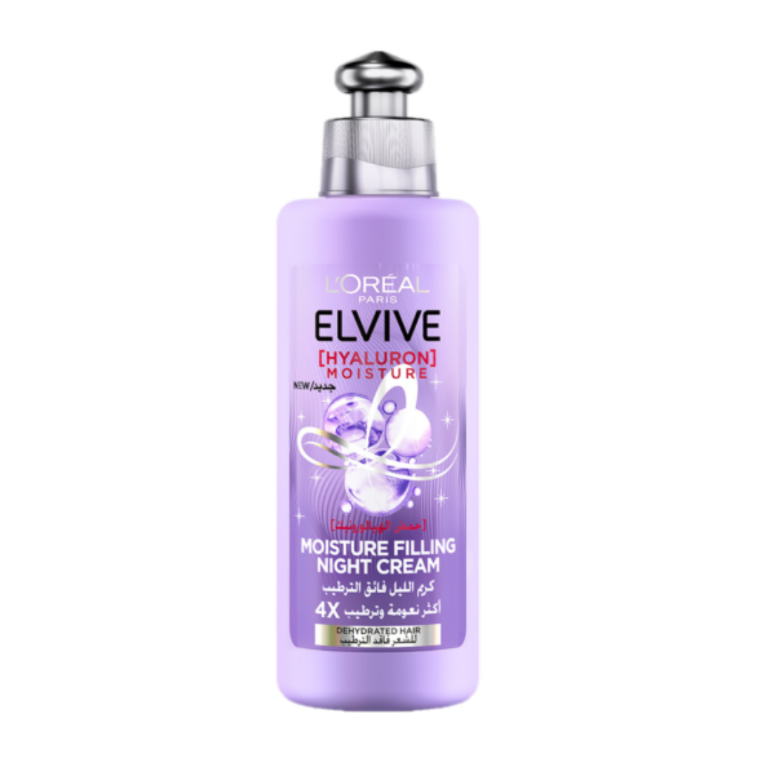 L'oreal Elvive Hyaluron Moisture Filling Night Hair Cream- ZYNAH