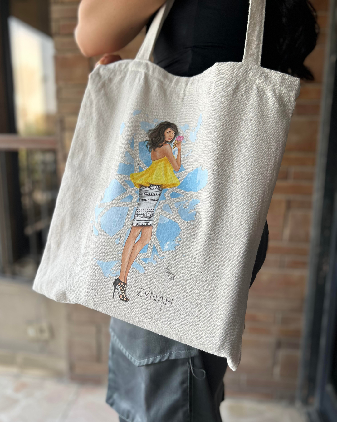 Shop Shop Zynah's tote bag - Luci's Glam & Gelato Tote Bag