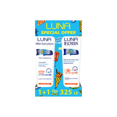 Luna Sun adult promo pack ( 1 spf 50+1 after sun lotion ).