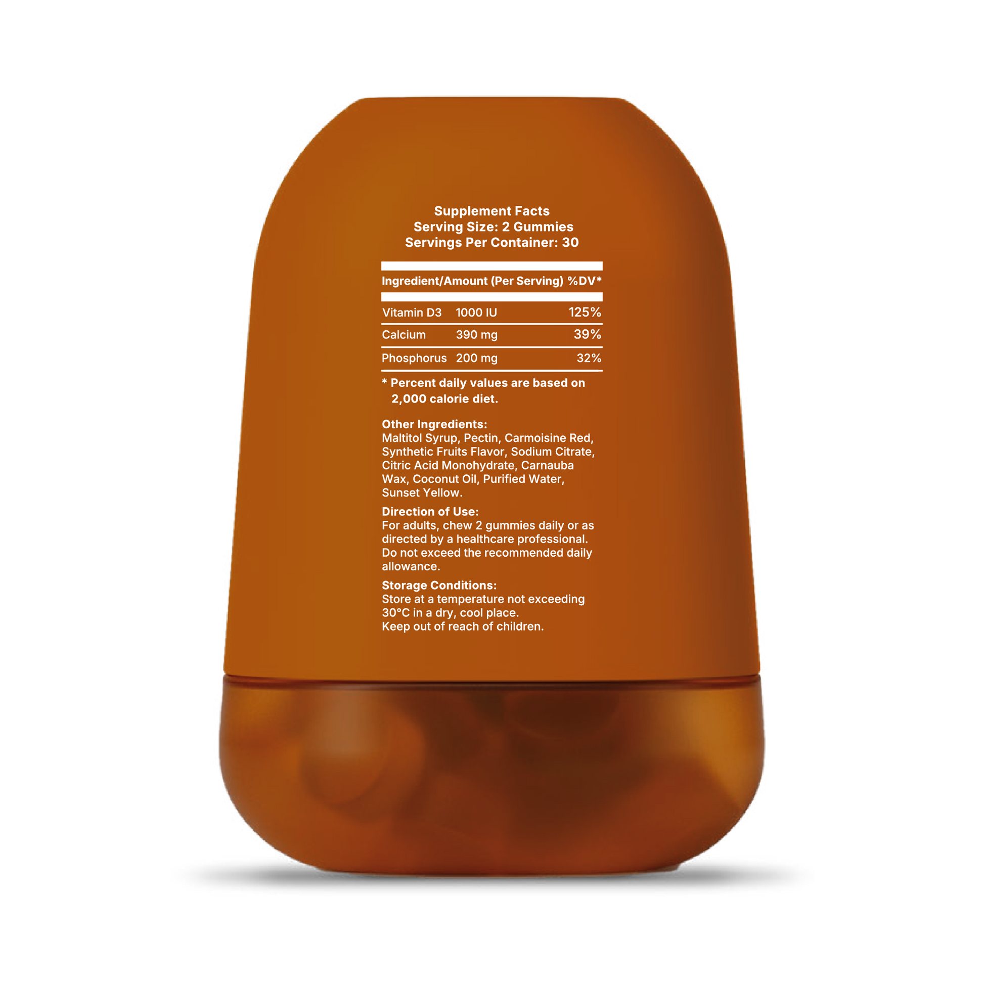 MYVI My Bones Gummies –  Bone Support Supplement (60 Gummies)