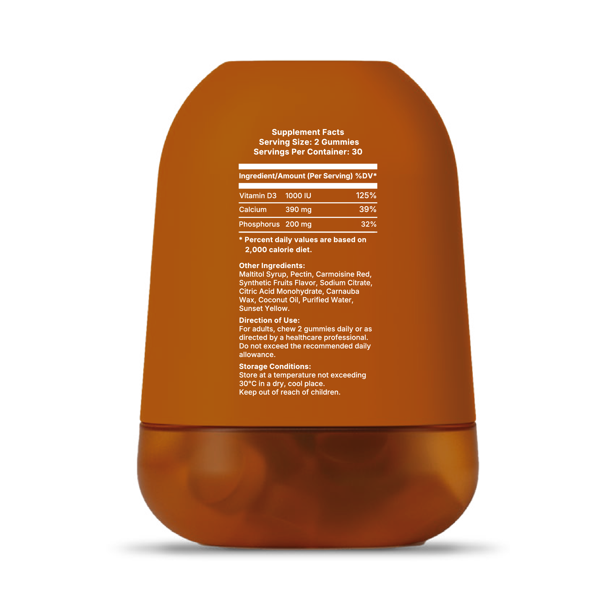 MYVI My Bones Gummies –  Bone Support Supplement (60 Gummies)