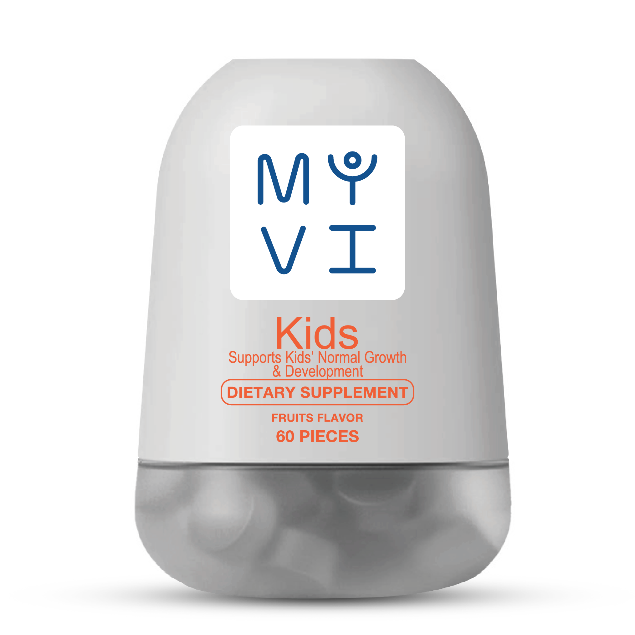 MYVI Kids Multivitamins Gummies – Daily Vitamins & Immune Support for Kids (60 Gummies)
