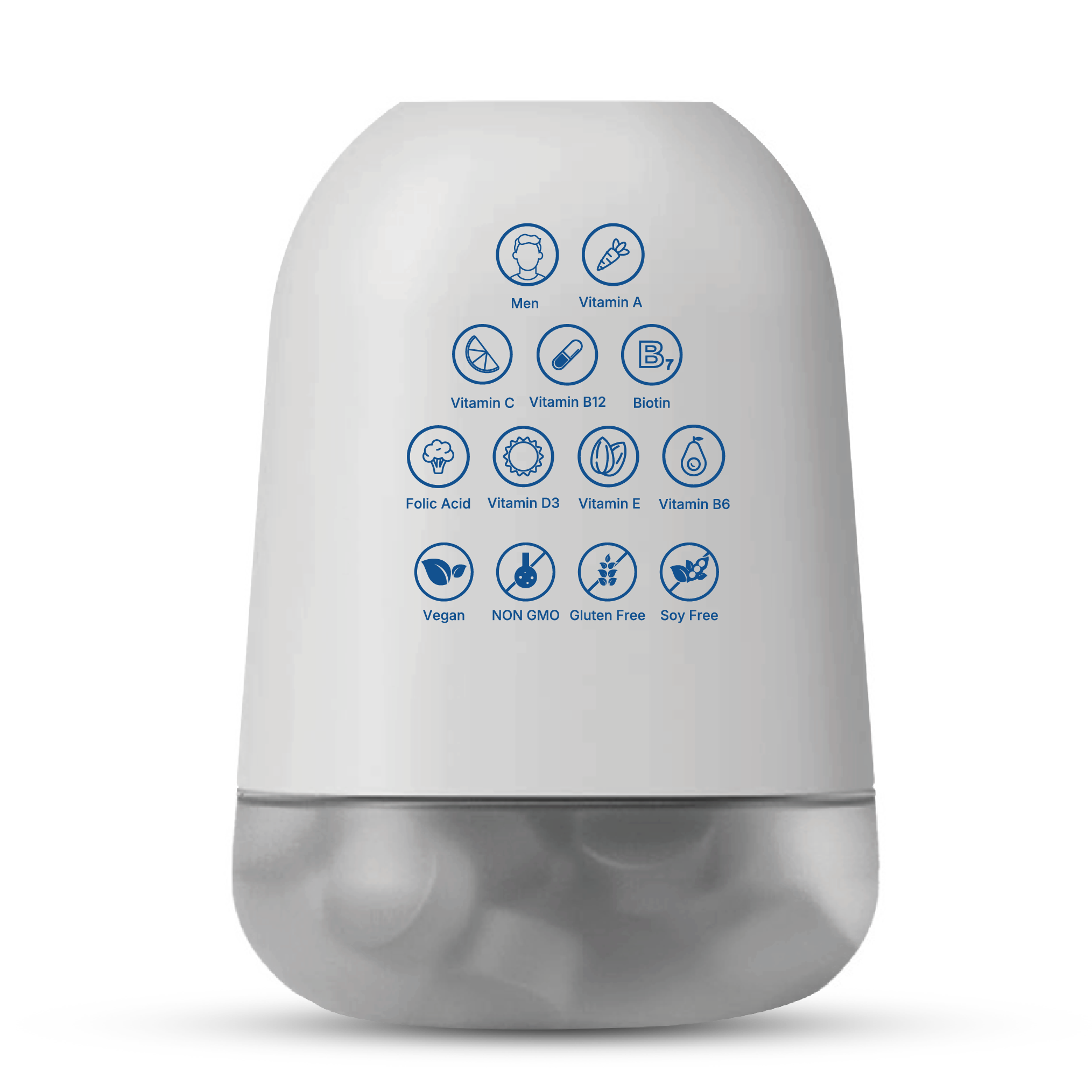 MYVI Men’s MY ESSENTIALS Multivitamin  – 60 Gummies, Strawberry Flavor