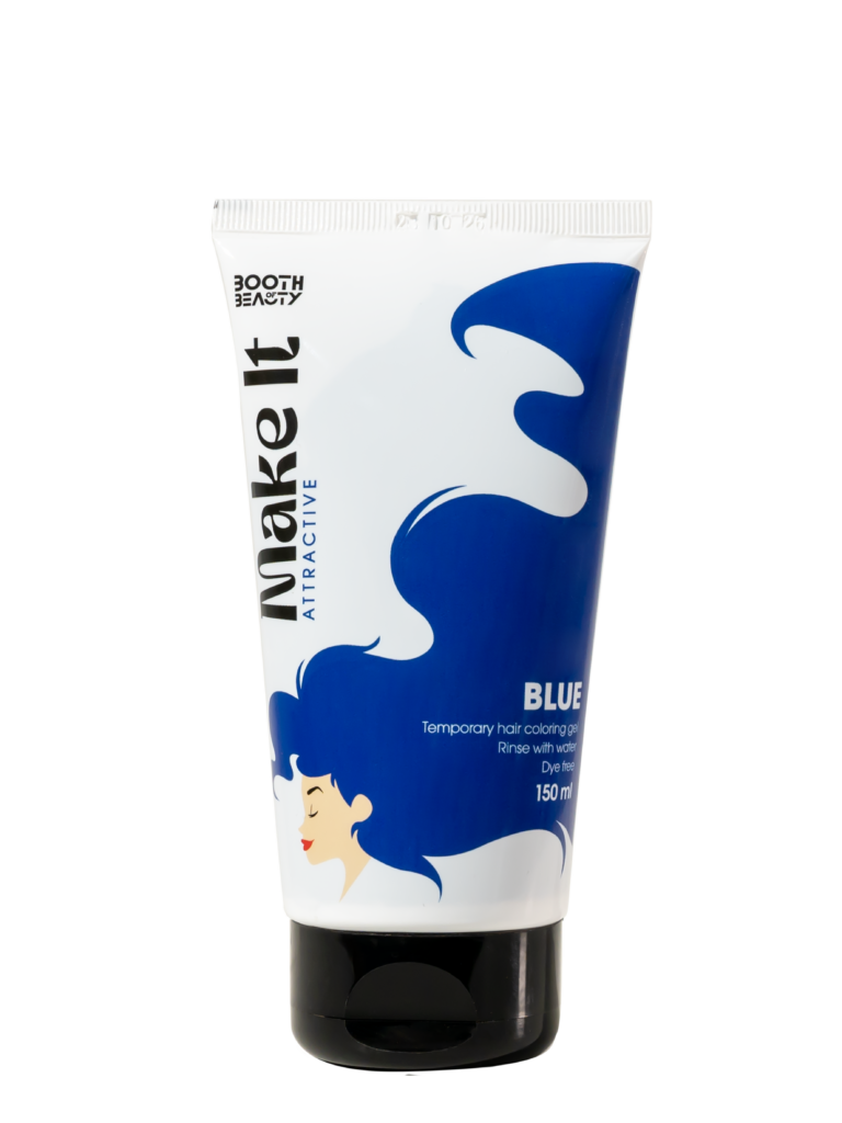 Make It Blue Temporary Hair Coloring Gel 150 ml - ZYNAH