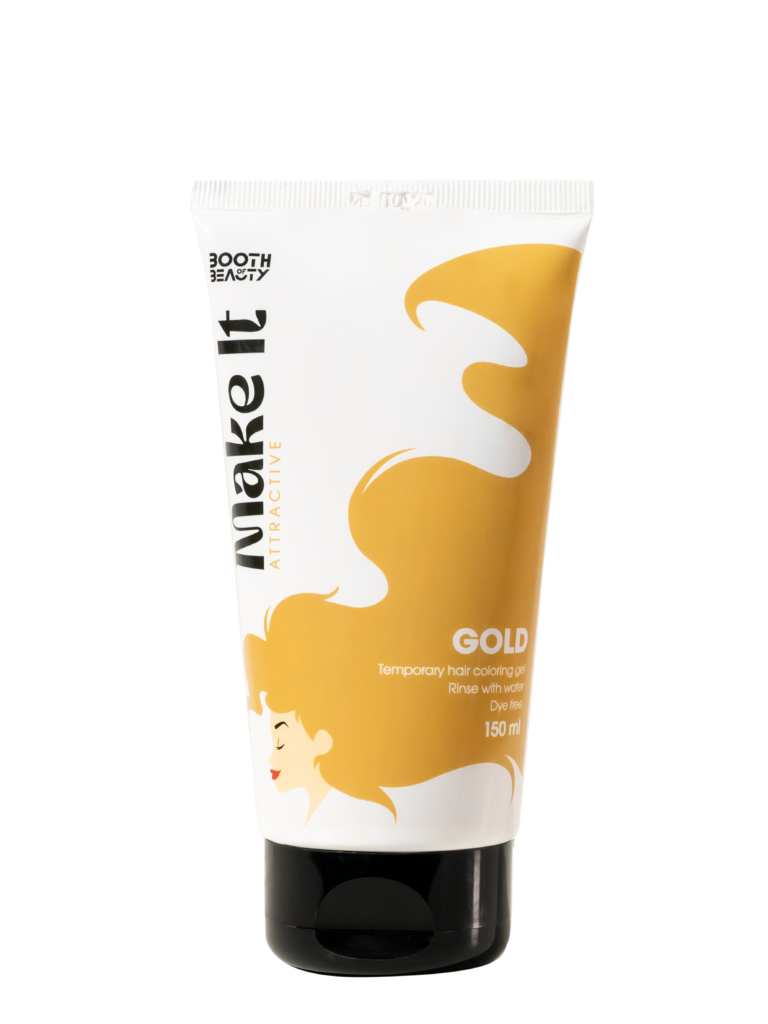 Make It GOLD Temporary Hair Coloring Gel 150 ml - ZYNAH