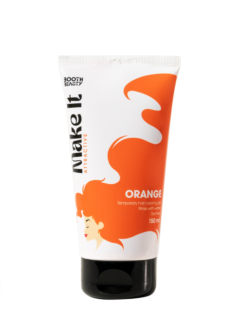 Make It Orange Temporary Hair Coloring Gel 150 ml - ZYNAH