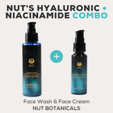 Facial Cleanser & Cream (Hyaluronic Acid + Niacinamide Combo)