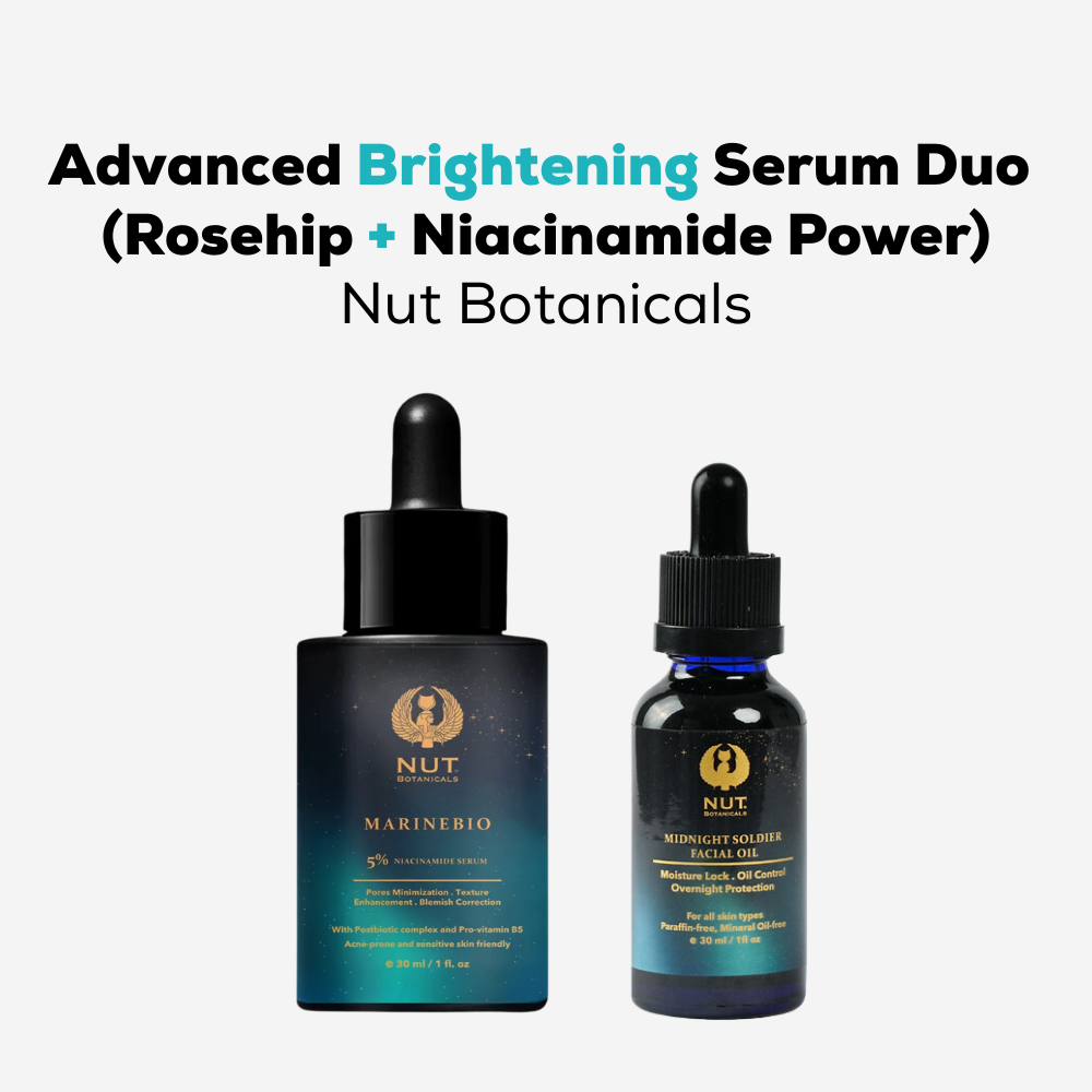 NUT'S Advanced Brightening Serum Duo (Rosehip and Niacinamide Power)