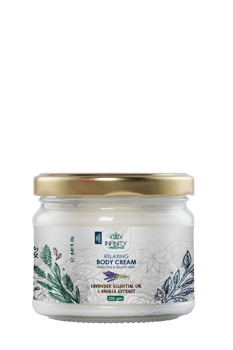 Naturals Relaxing  Body Cream  Lavender Essential Oil & Vanilla Extract