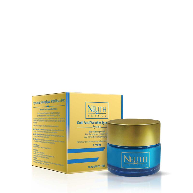 Shop Neuth France Gold Anti Wrinkle Synergistic System Cream ZYNAH
