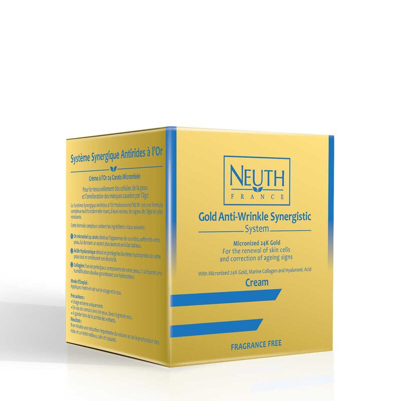 Shop Neuth France Gold Anti Wrinkle Synergistic System Cream ZYNAH