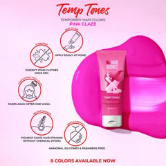 Shop Temp Tones Temporary Hair Dye - Pink Glaze on ZYNAH
