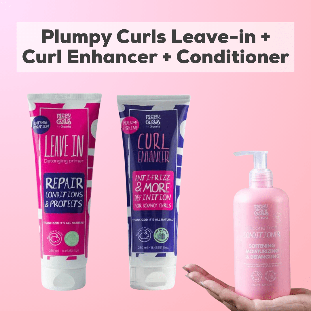 Shop Plumpy Curls Leave-in + Curl Enhancer + Silicone-Free Conditioner on ZYNAH