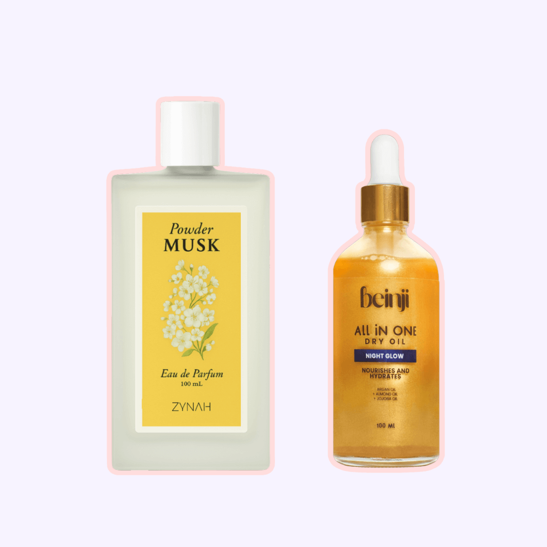 The Layering Duo: Powder Musk Perfume & Night Dry Oil on ZYNAH