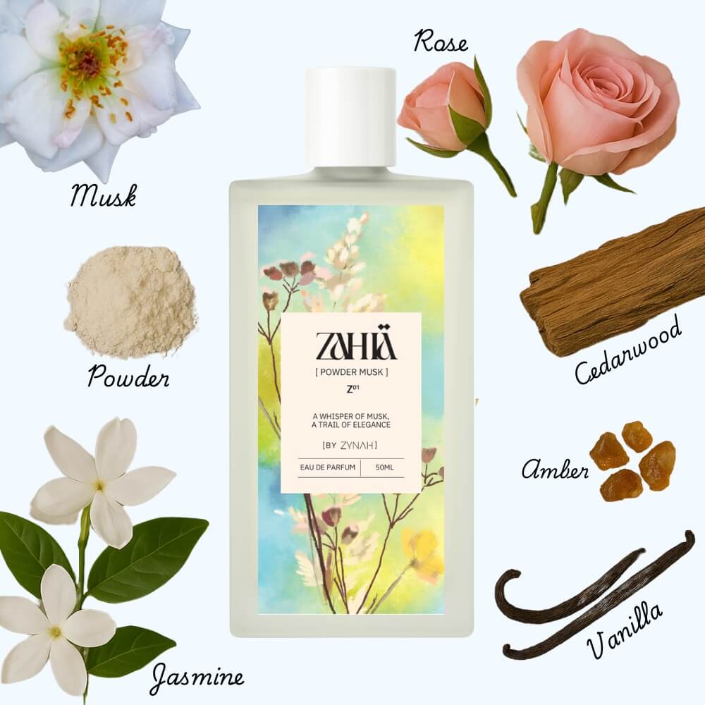 Shop Zahia Powder Musk Perfume on ZYNAH