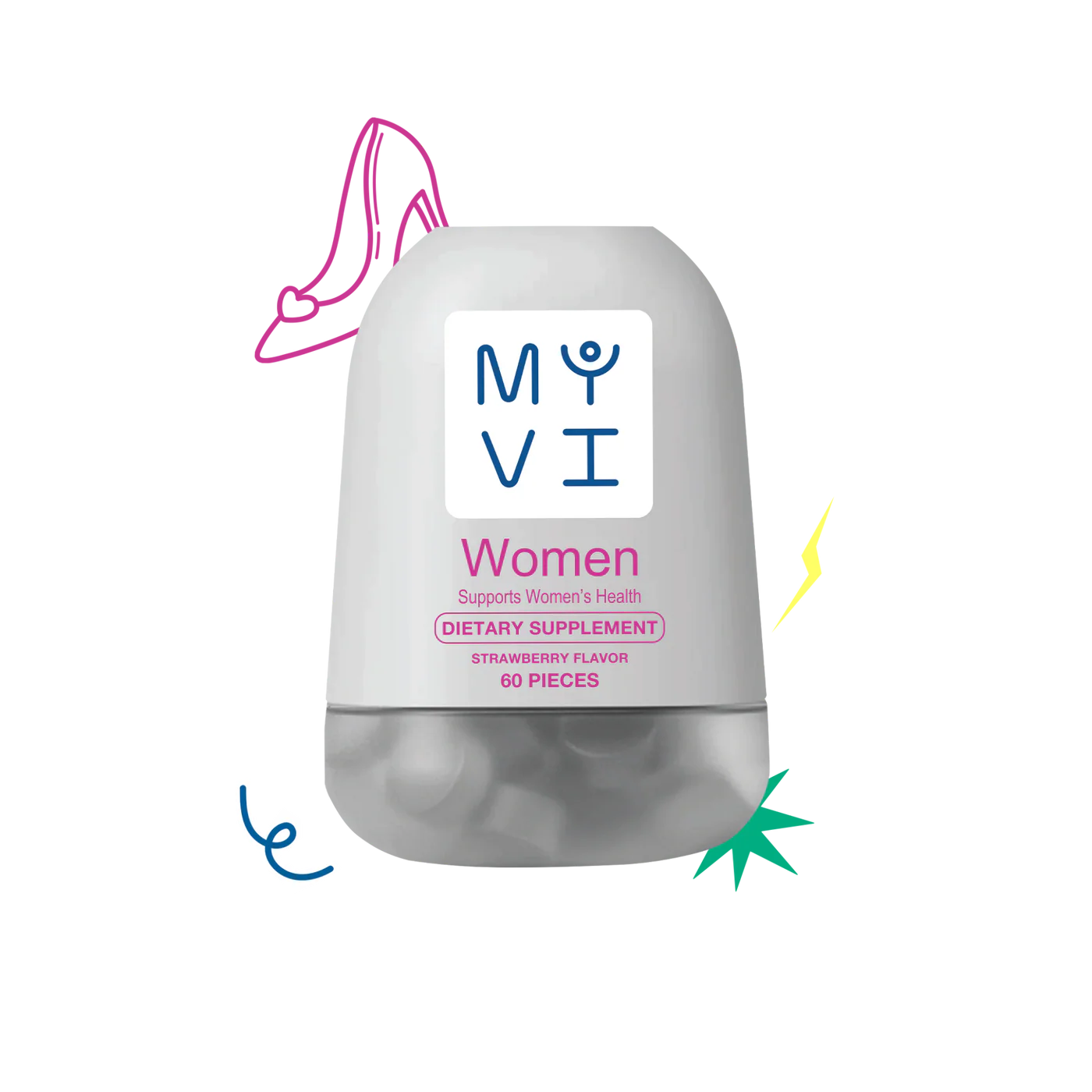 MYVI My Essentials  Women Multi Vitamins  - 60 gummies