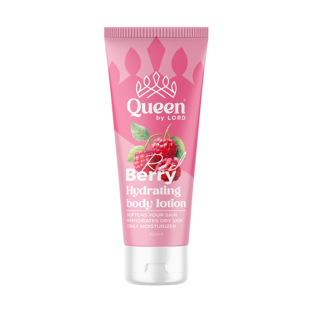 Queen Hydrating Body Lotion With Red Berry Scent ZYNAH