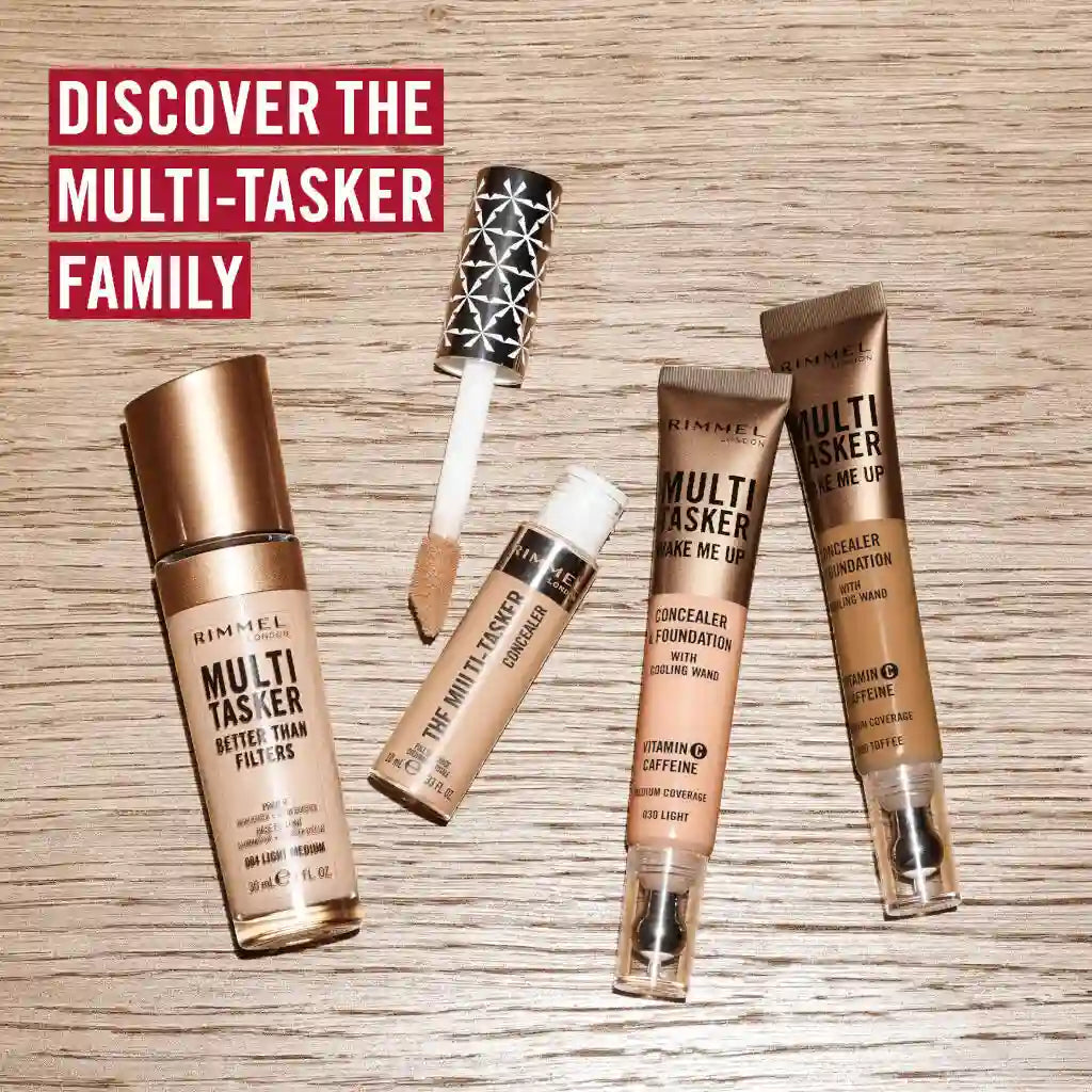 Rimmel Multi-Tasker Wake Me Up Concealer & Foundation – (055 Classic Beige)
