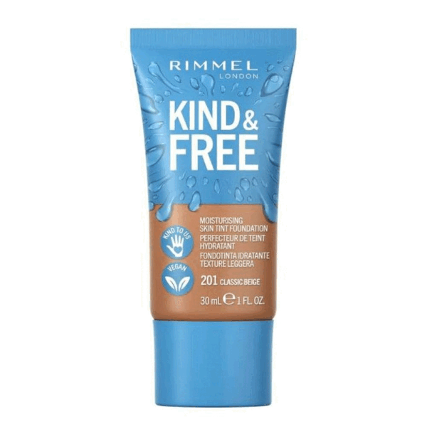 Rimmel Kind & Free Moisturizing Skin Tint Foundation (201 Classic Beige)