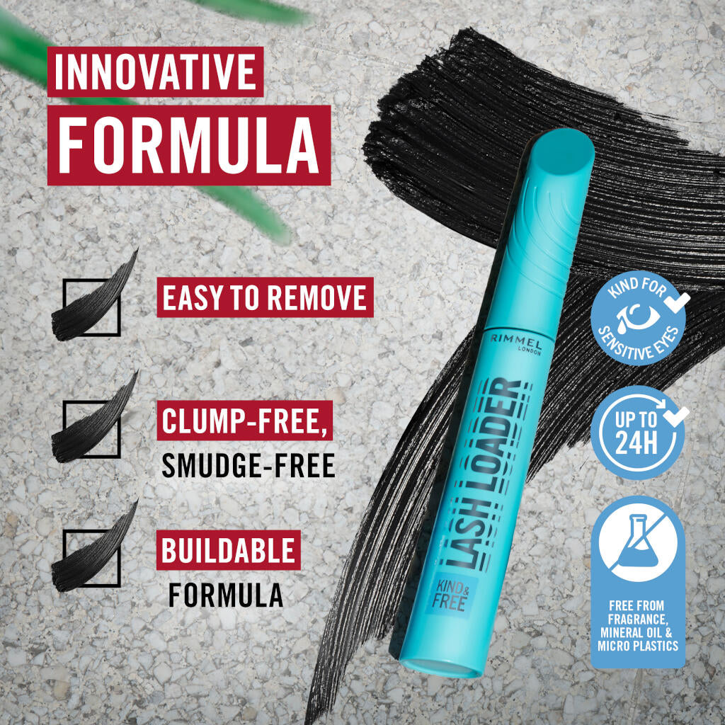 MASCARA KIND & FREE LASH LOADER , Black 001