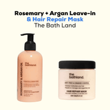 The Bath Land Rosemary & Argan Leave-in Conditioner + Hair Repair Mask on ZYNAH