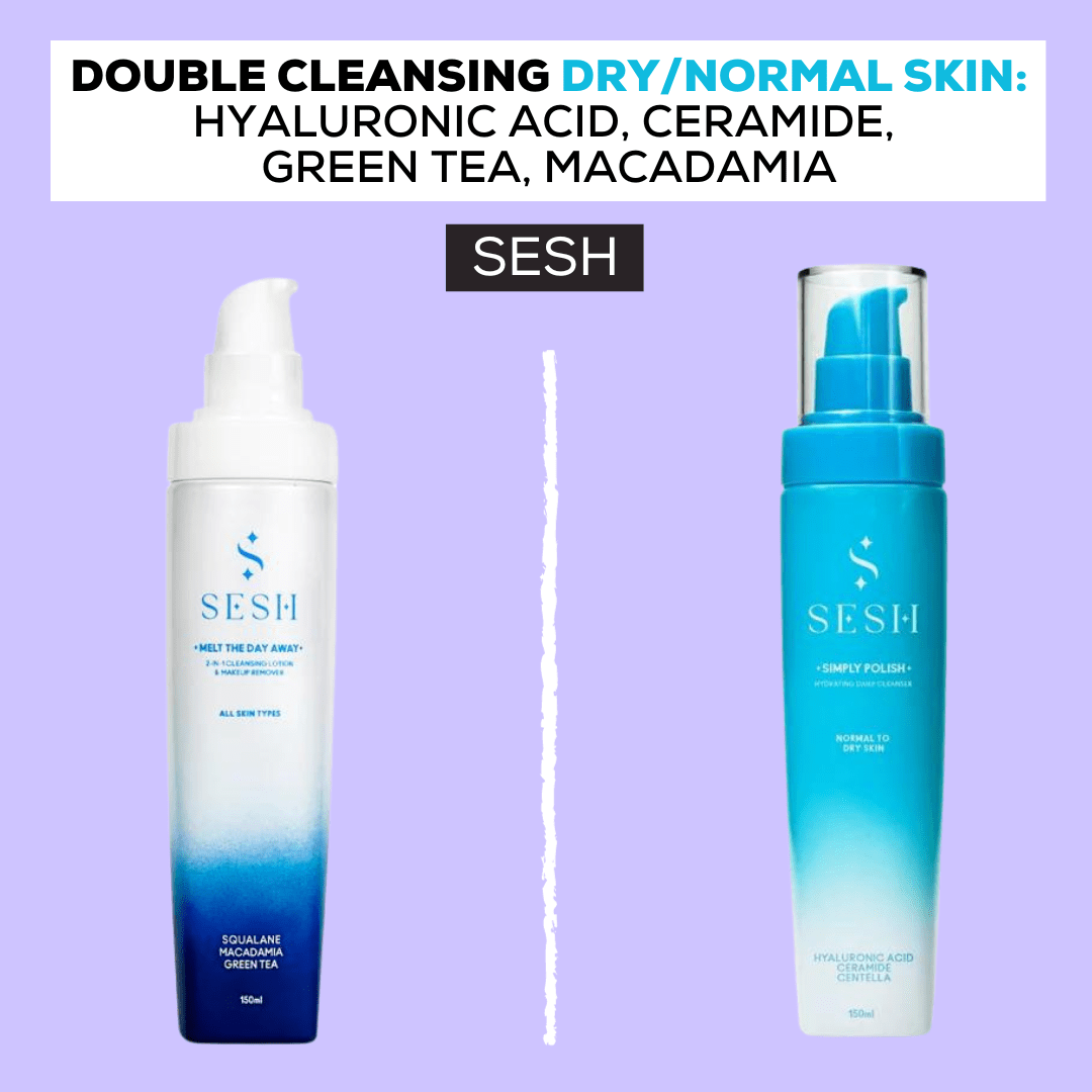 Shop the SESH Double Cleansing for Dry/Normal Skin on ZYNAH