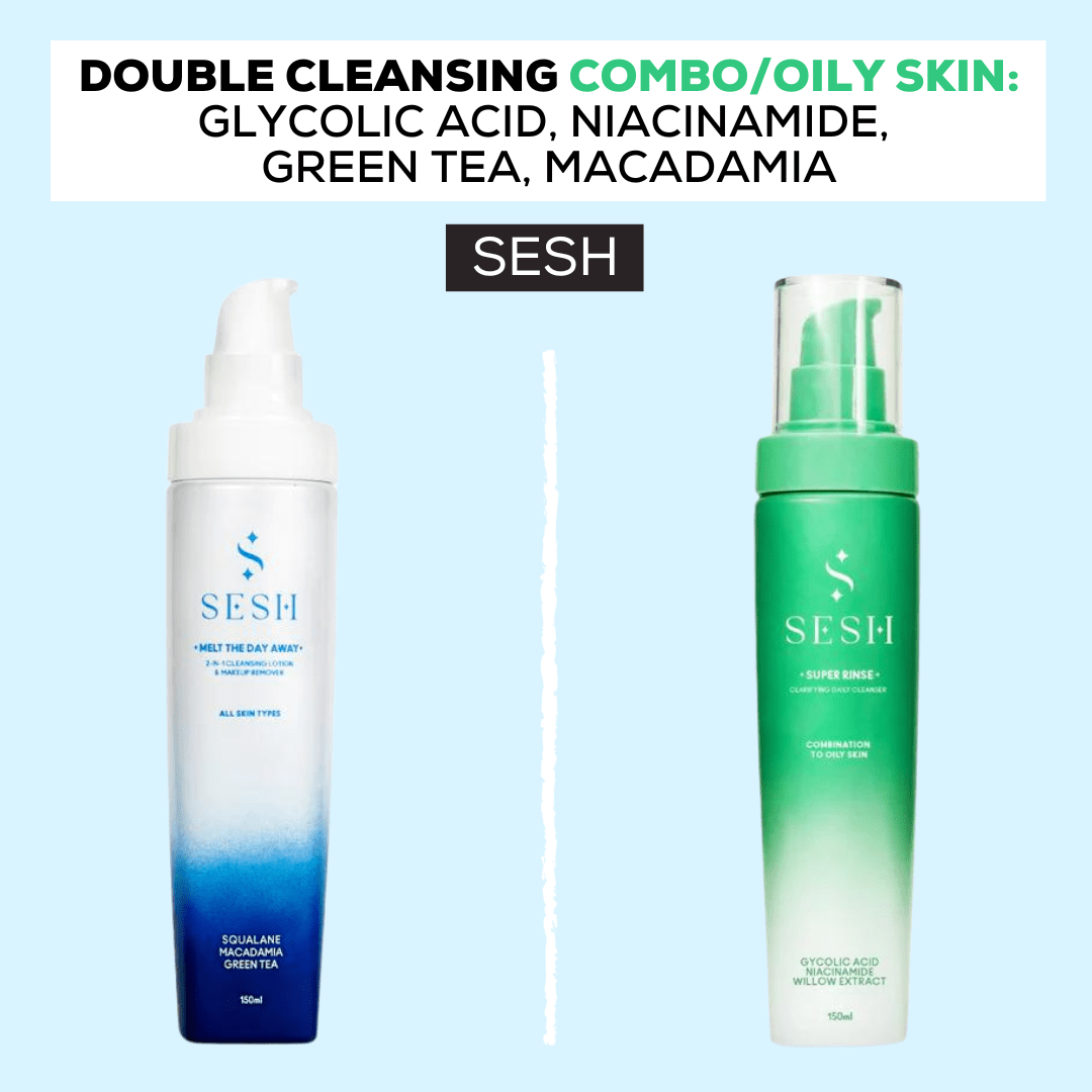 Shop SESH Double Cleansing for Oily & Combination Skin on ZYNAH