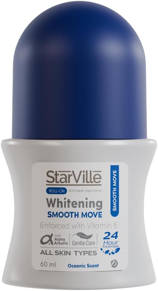 StarVille Roll-on Antiperspirant Whitening Smooth Move 60ml.