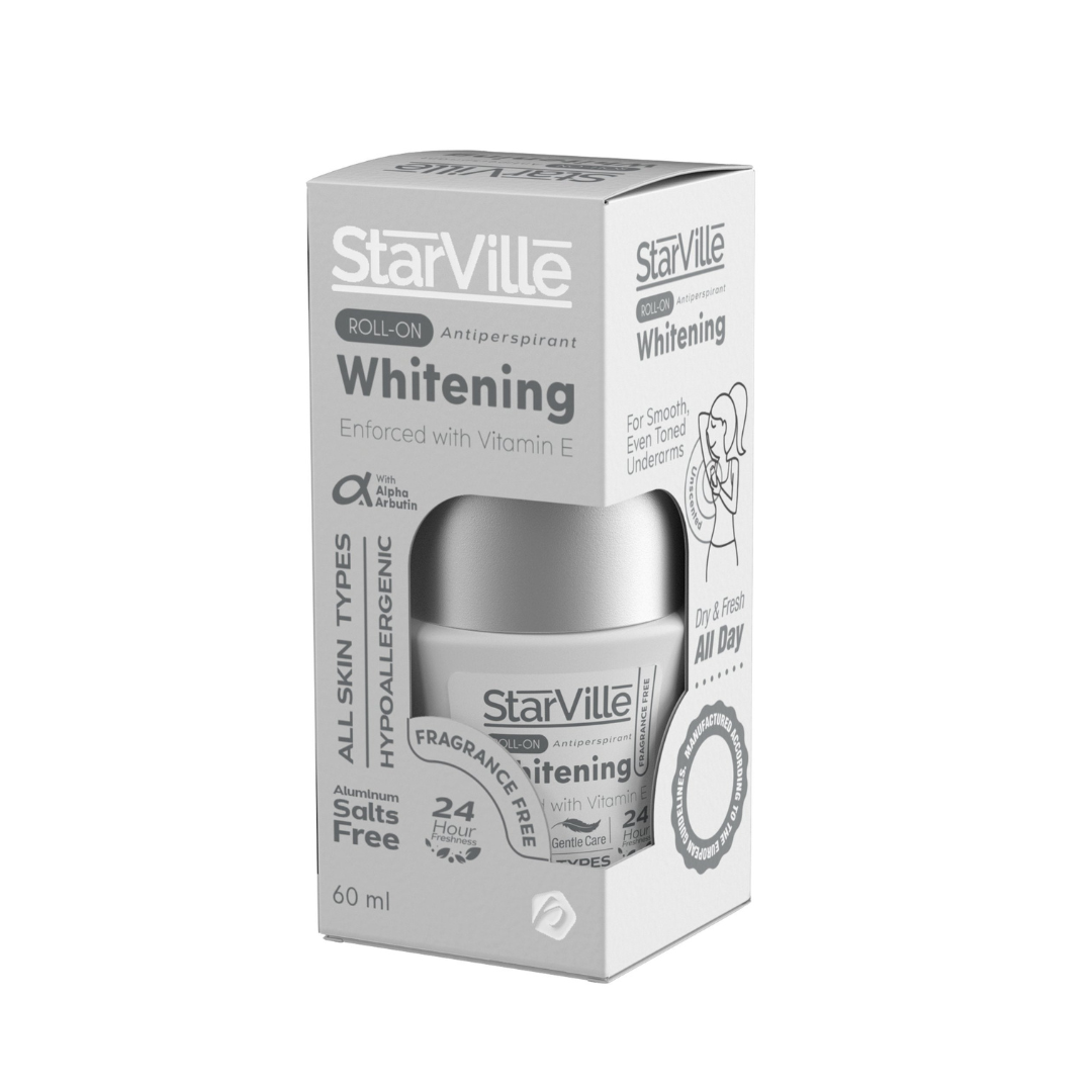Starville Whitening Roll On Fragrance Free 60ml