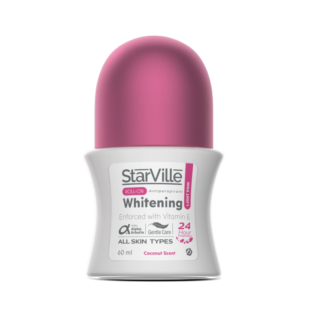 Starville Whitening Roll on Light Pink with Coconut Scent 60 ml