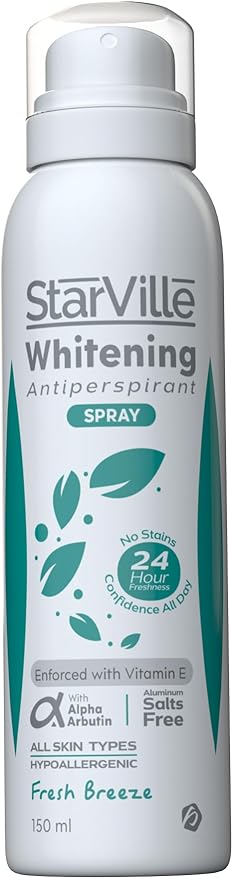 Starville Whitening Antiperspirants Spray Fresh Breeze 200 ml