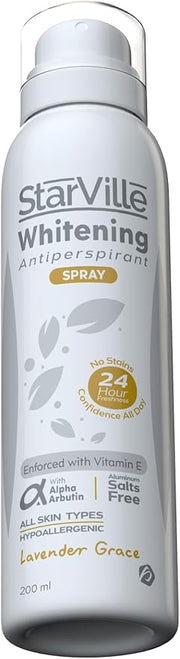 Starville Whitening Antiperspirants Spray Lavender Grace 200 ml